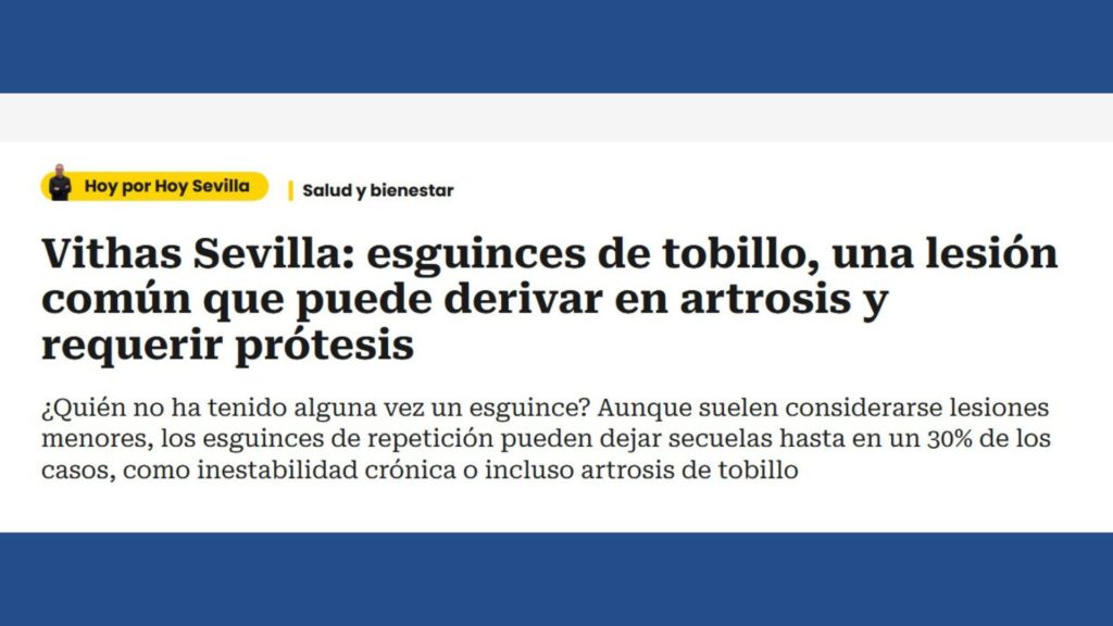 Entrevista al Dr. Sergio Tejero en Hoy por Hoy Sevilla de la Cadena Ser
